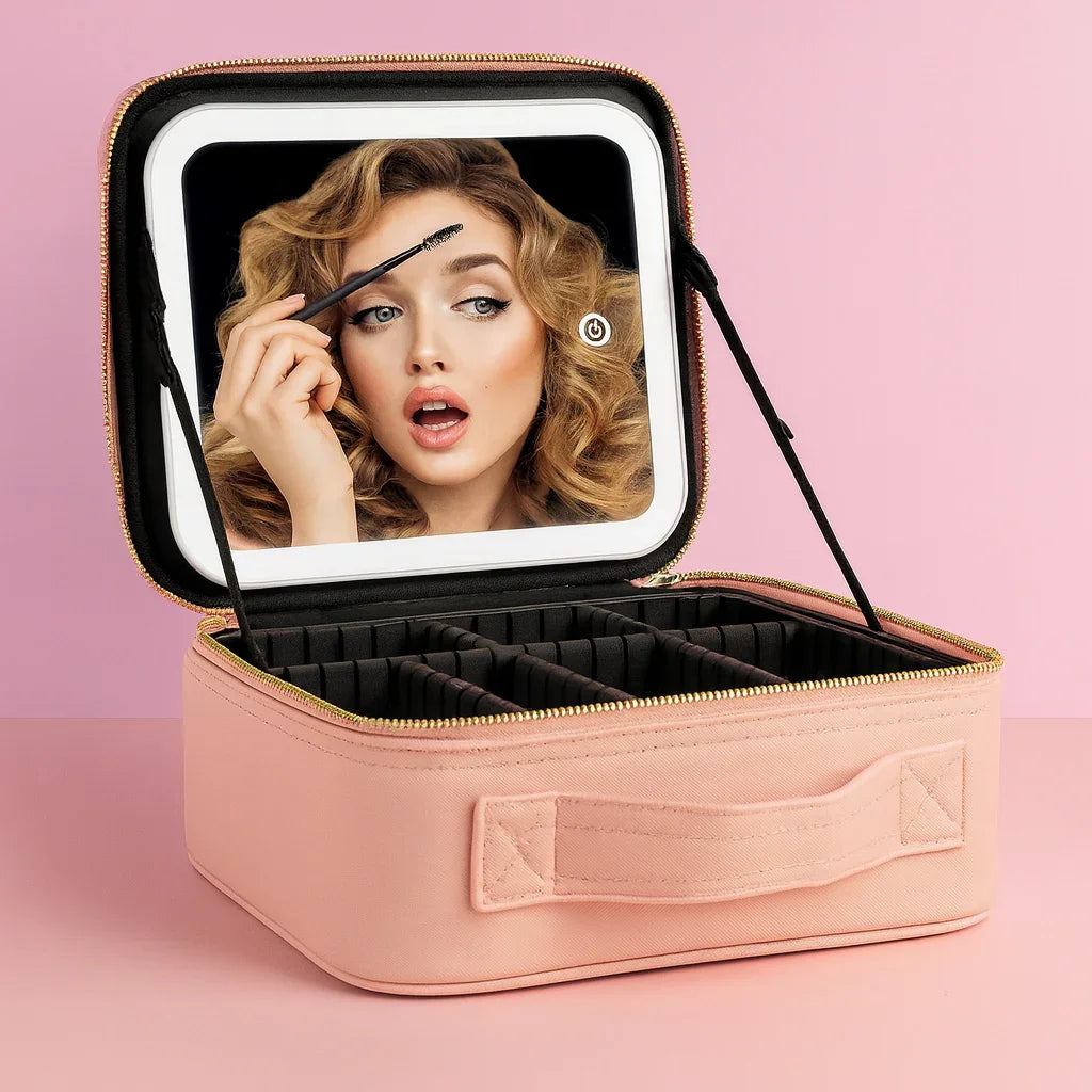 Pivura Makeup Bag w/ LED Mirror