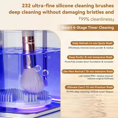 Pivura 5-in-1 Makeup Brush Cleaner & Dryer