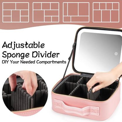 Pivura Makeup Bag w/ LED Mirror