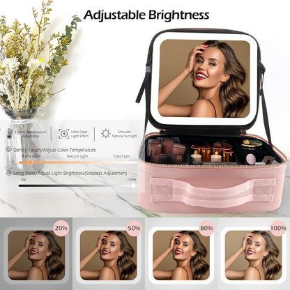 Pivura Makeup Bag w/ LED Mirror