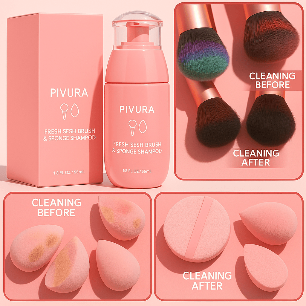 Pivura Brush Cleaning Solution - Pivura