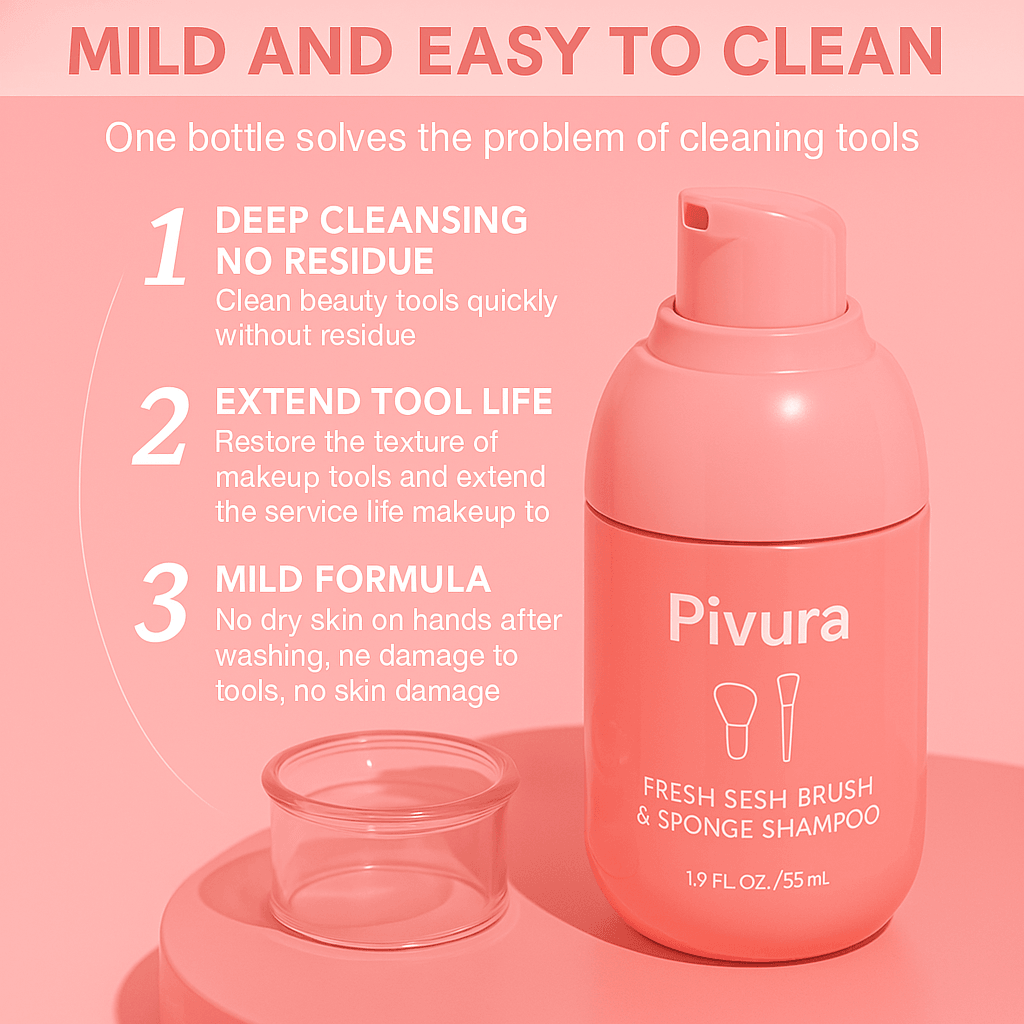 Pivura Brush Cleaning Solution - Pivura