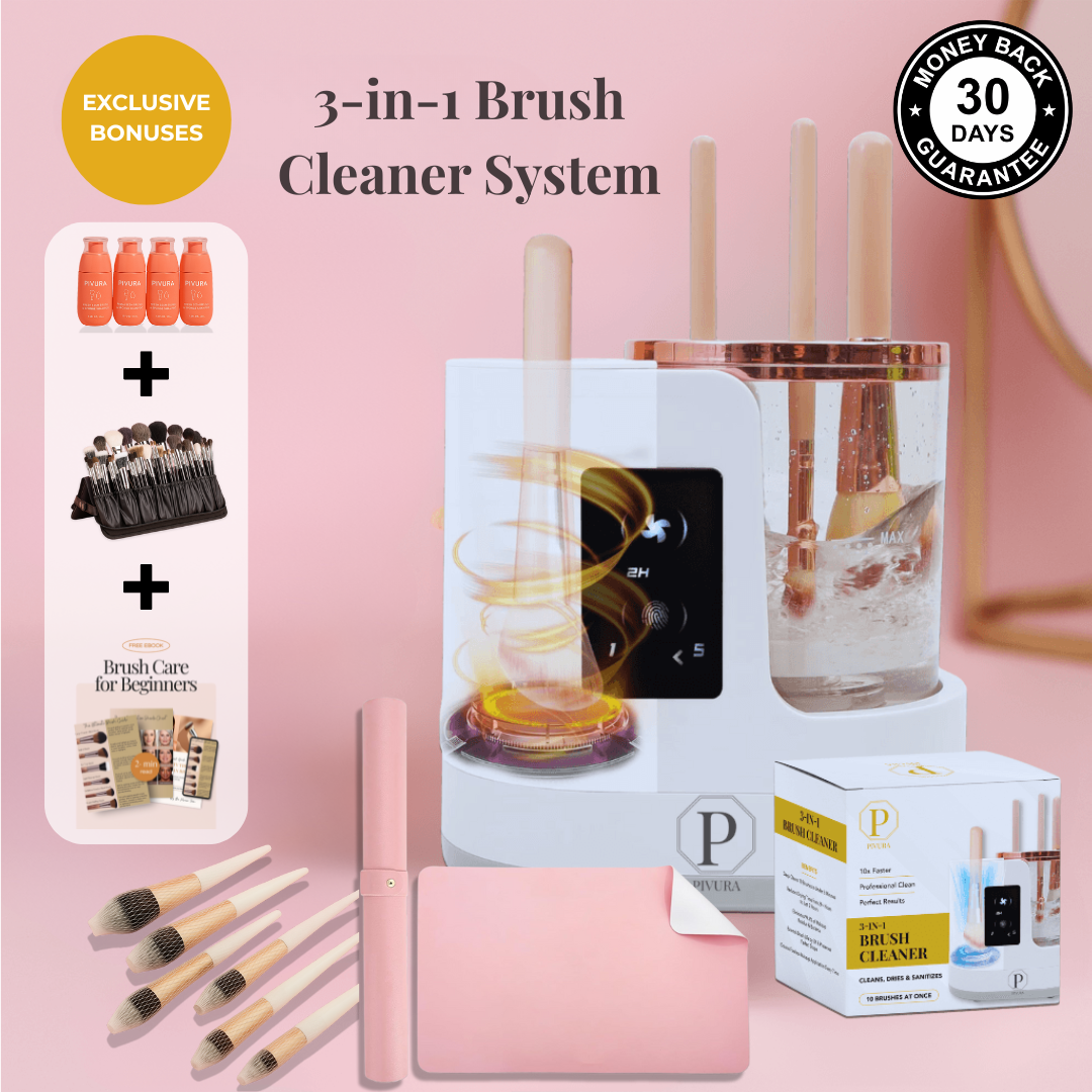 Pivura 3-in-1 Brush Cleaner