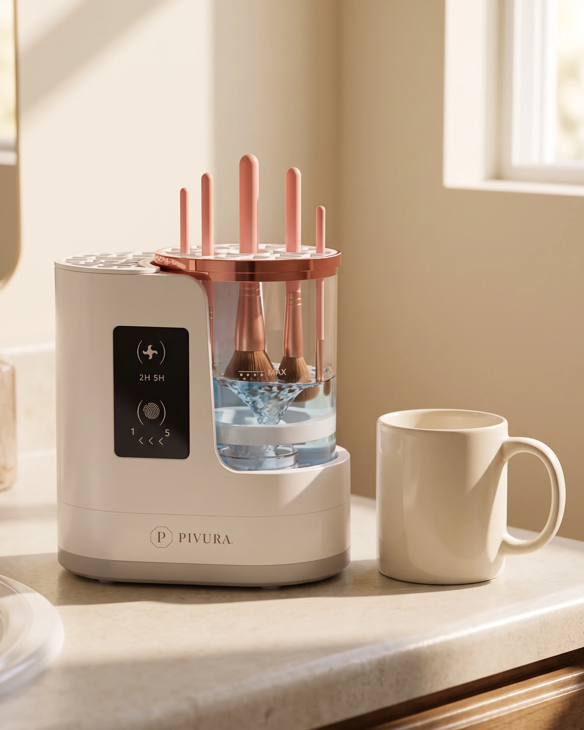 Pivura 3-in-1 Makeup Brush Cleaner & Dryer