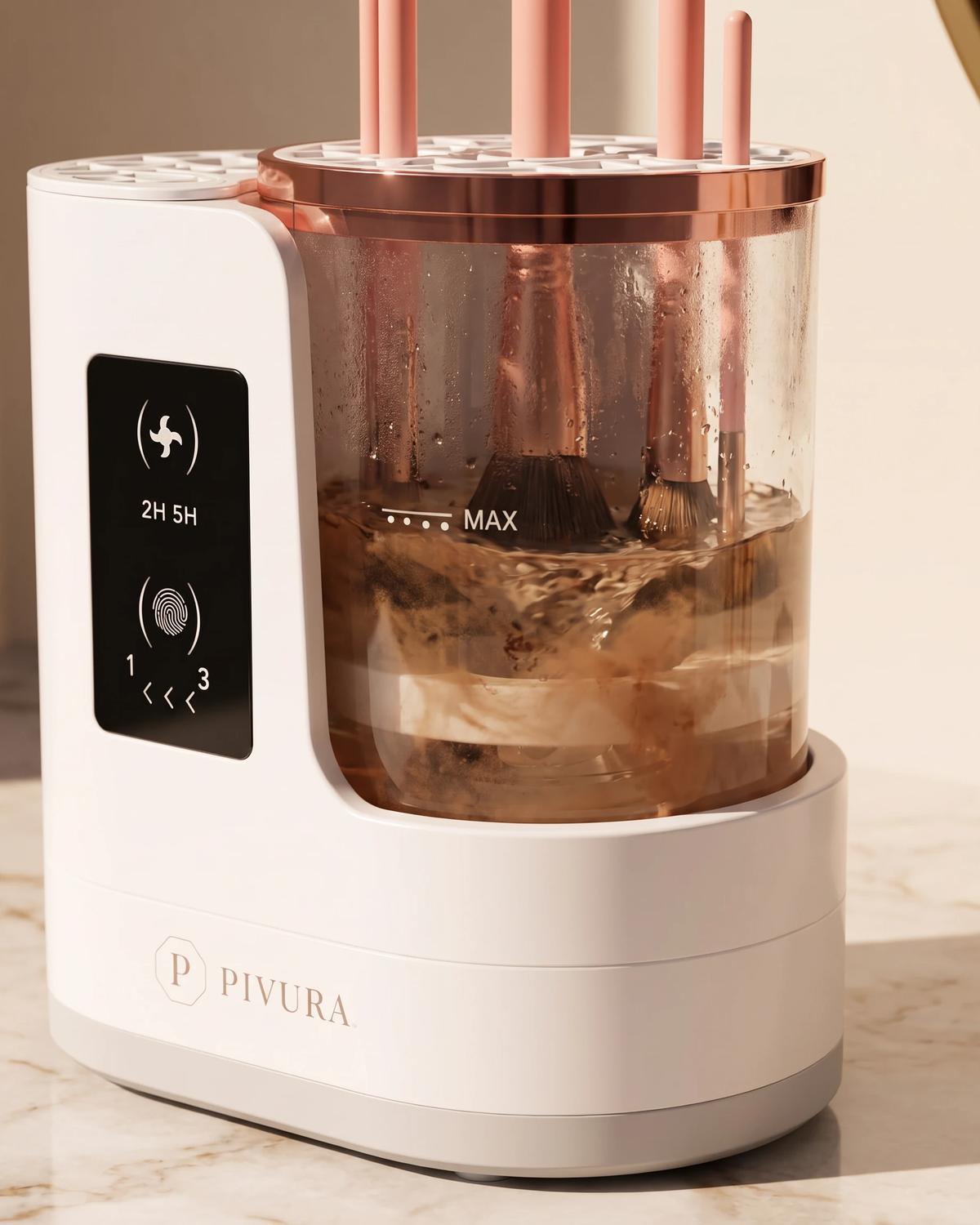 Pivura 3-in-1 Makeup Brush Cleaner & Dryer