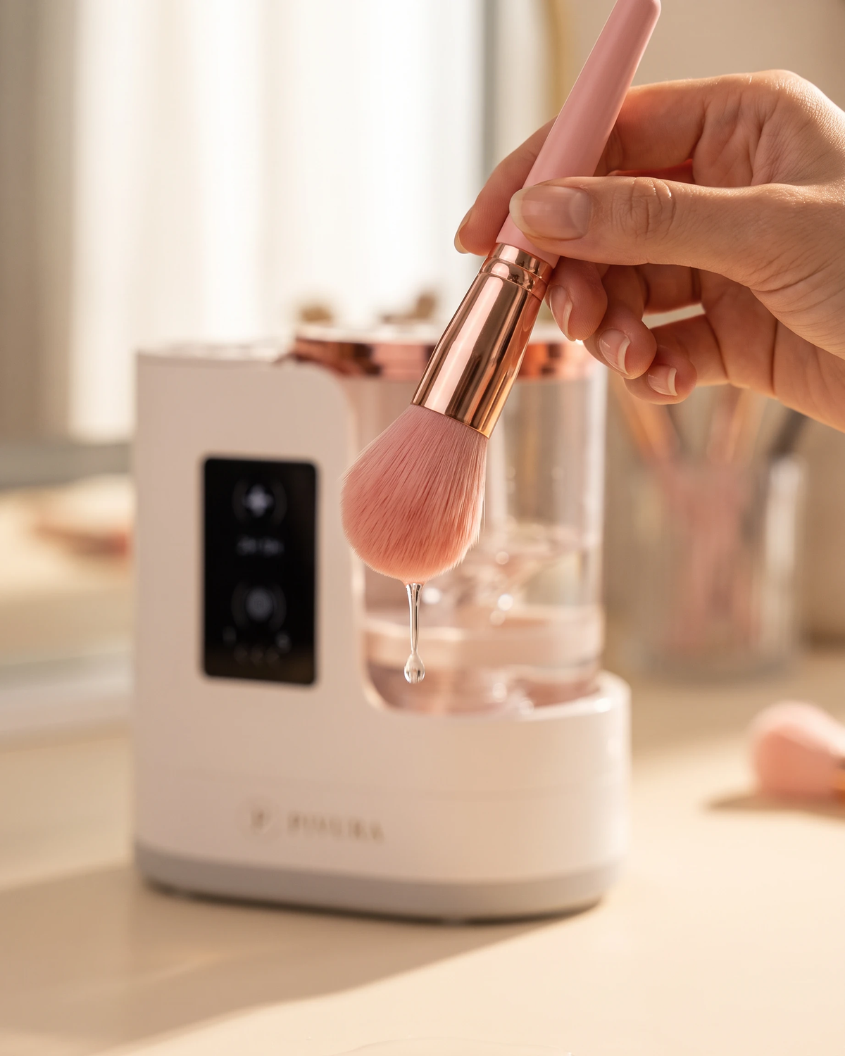 Pivura 3-in-1 Makeup Brush Cleaner & Dryer