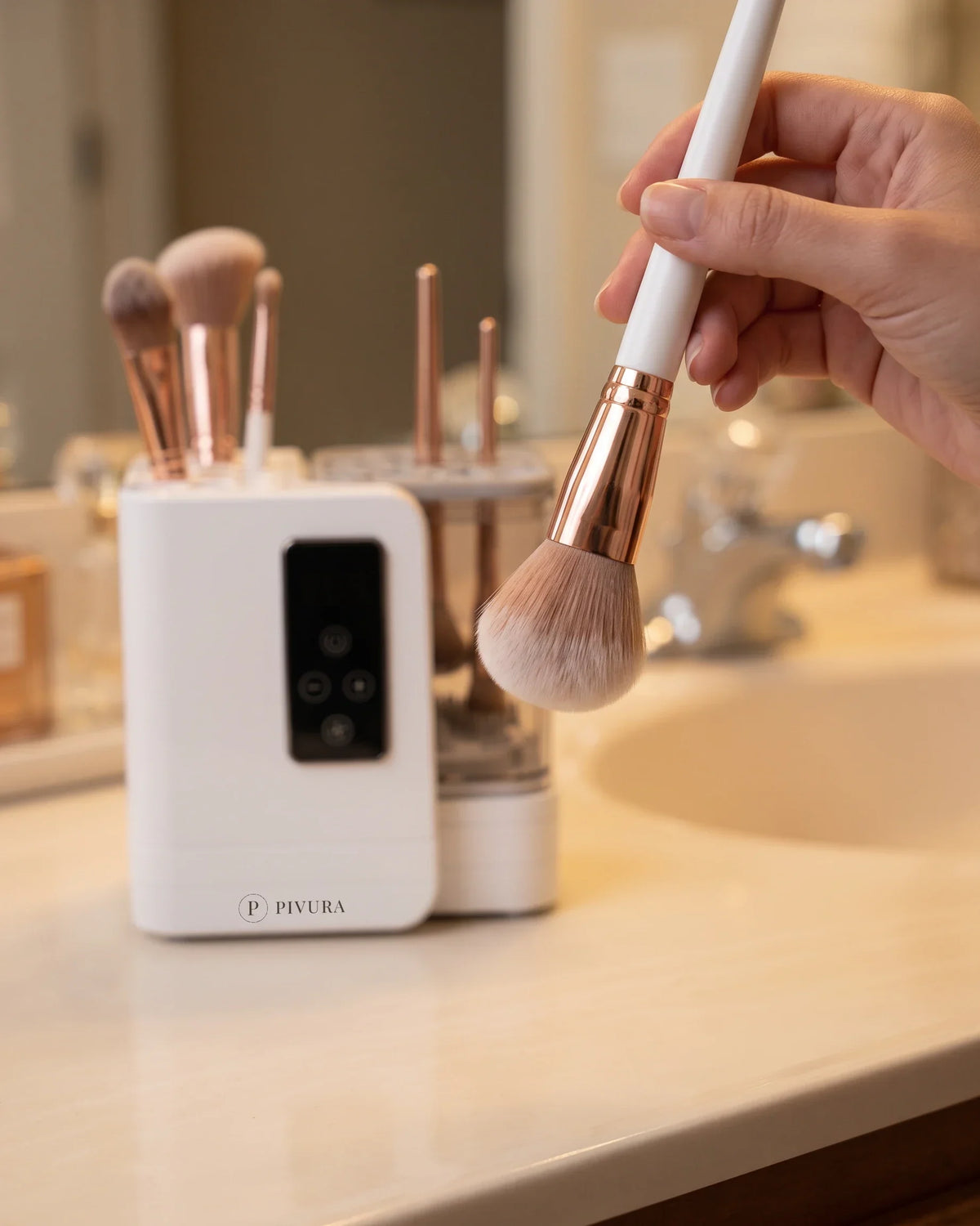 Pivura 5-in-1 Makeup Brush Cleaner & Dryer