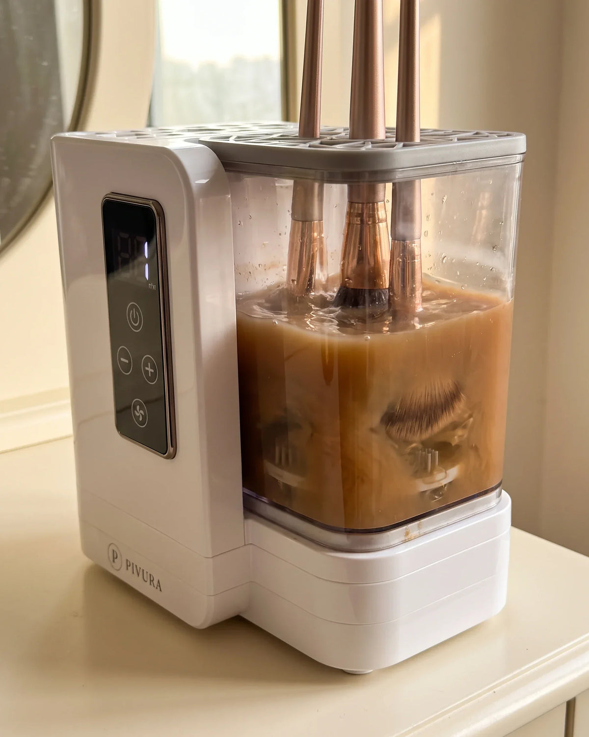 Pivura 5-in-1 Makeup Brush Cleaner & Dryer